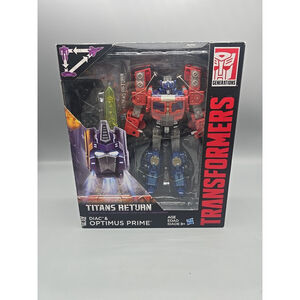 Transformers Titans Return Voyager Class Diac & Optimus Prime Headmaster Triple